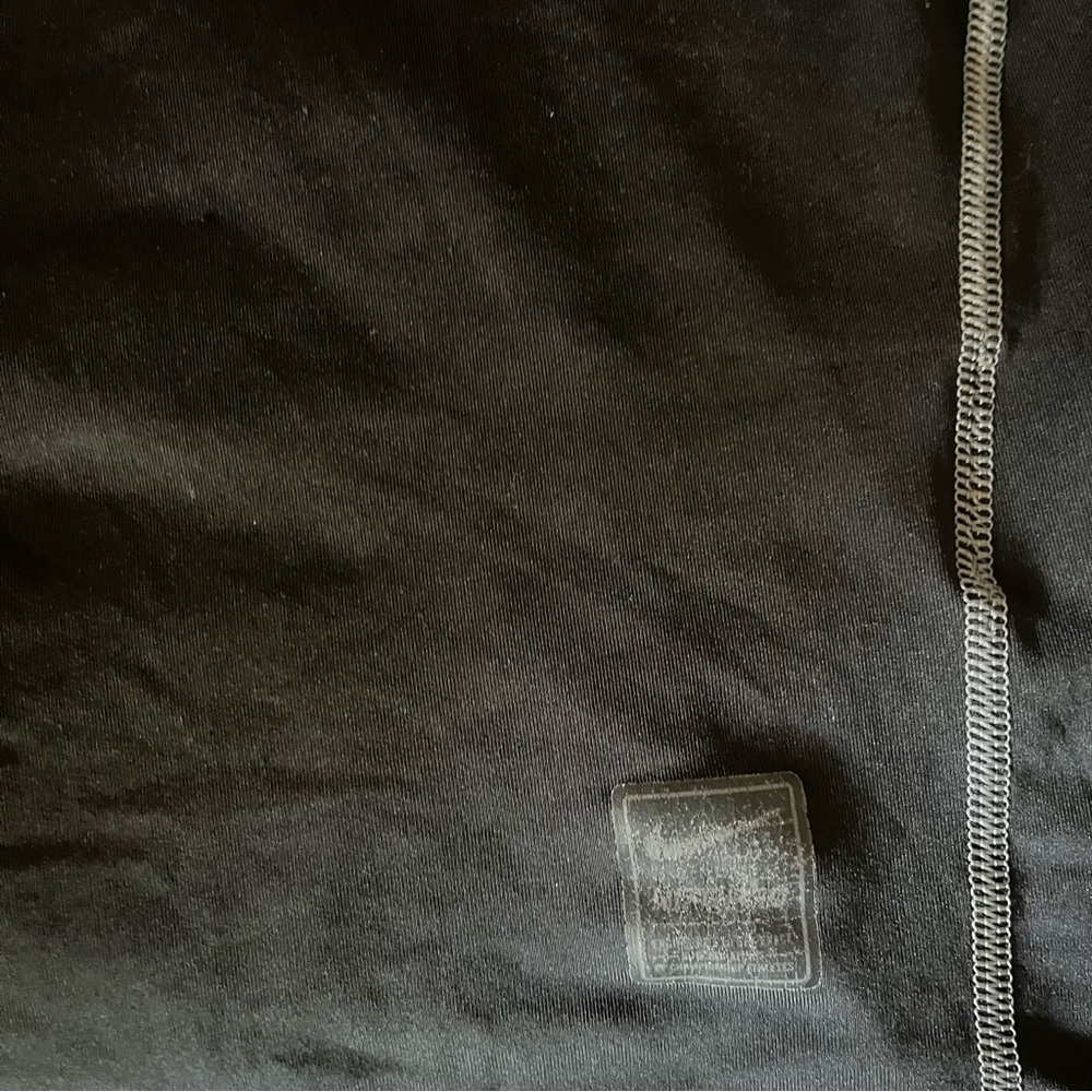 Nike Pro Shirt Men medium Black Athletic Training Dri fit Fitted Polyester - Picture 5 of 9